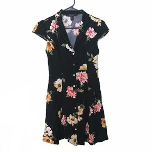 Black Floral Dress